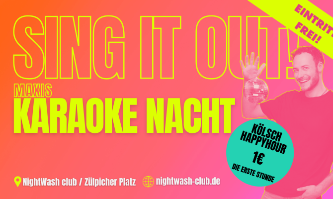 SING IT OUT! Maxis Karaoke Nacht