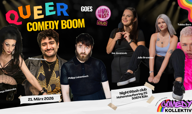 QUEER COMEDY BOOM – VIENNA CALLING COLOGNE!
