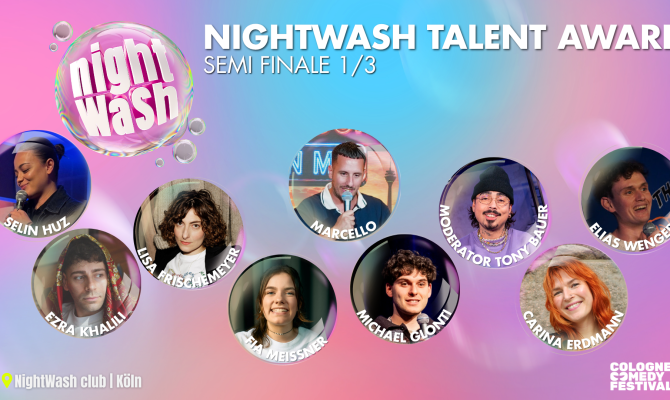 NightWash Talent Award – Semi Final 1/3