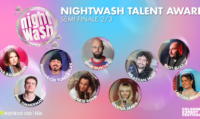 NightWash Talent Award – Semi Final 2/3