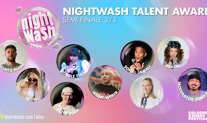 NightWash Talent Award – Semi Final 3/3